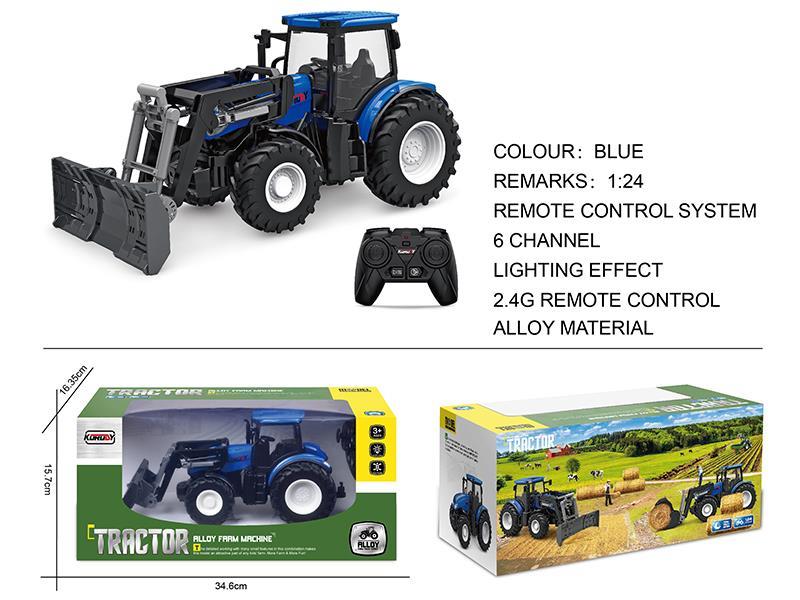 Alloy Remote Control Farm Tractor