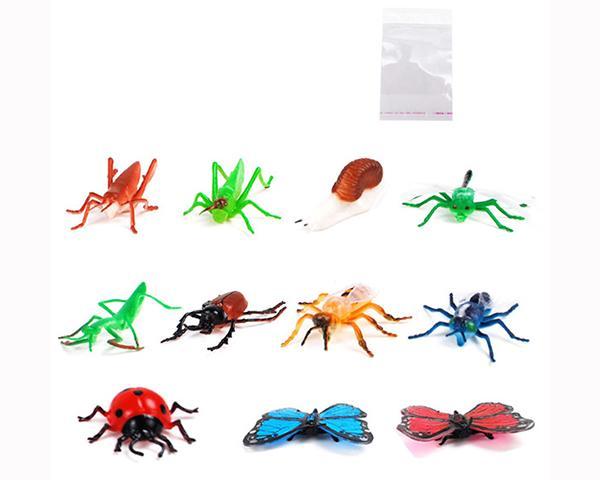 10PCS Solid Insect Series Animal