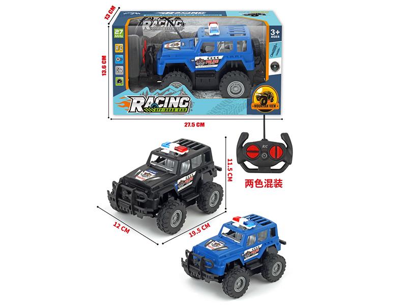 4-Channel Remote Control Off Road Police Car With Shock Absorbent