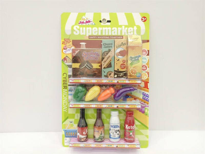 Supermarket Rack Food Set