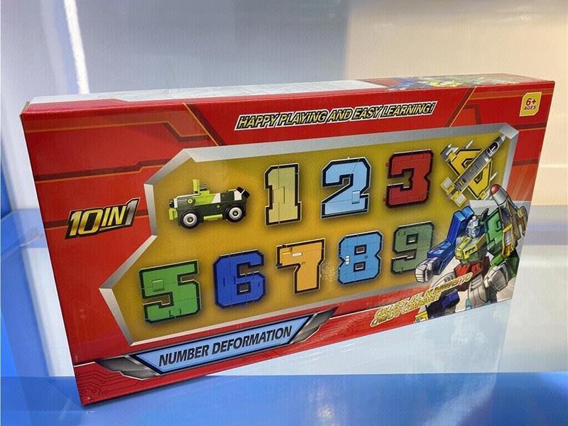 Number Transforming Robot Toys(0-9)