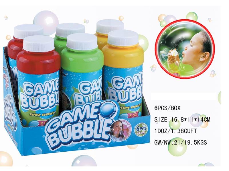 6pcs colorful bubble water