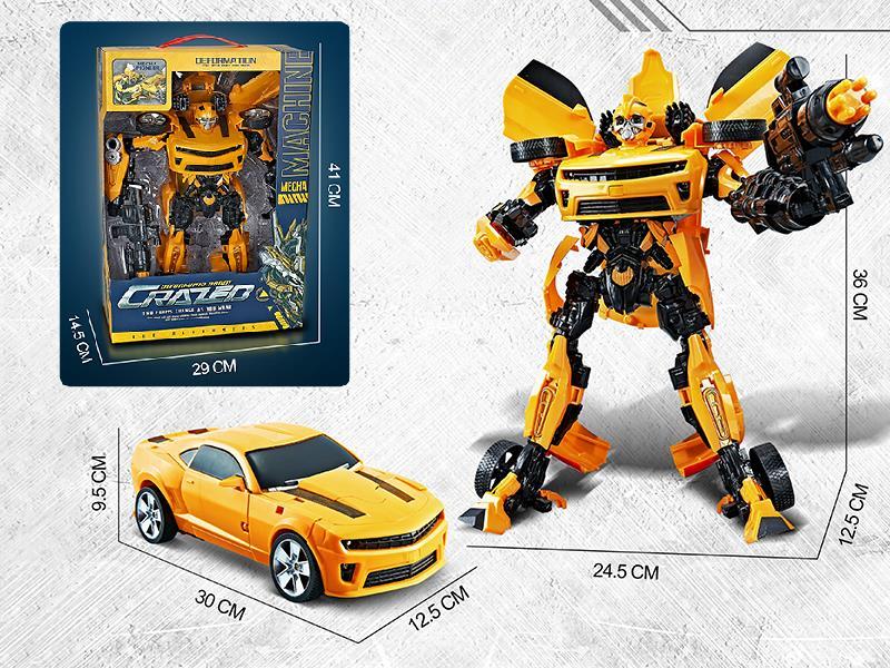 Bumblebee Sports Car Transforming Car Robot With Lights And Music