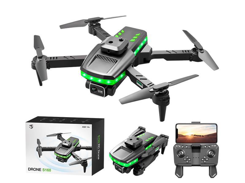 2.4G Remote Control Folding Drone(Four Sided Obstacle Avoidance,  Dual Camera)