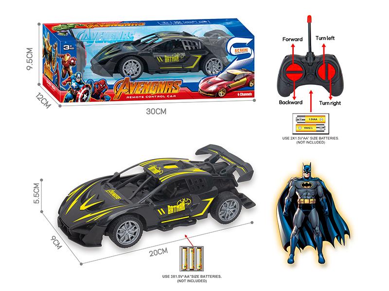 27Mhz 1:18 4-Channel Remote Control Batman Lamborghini Racing Car(Not Included Batteries)