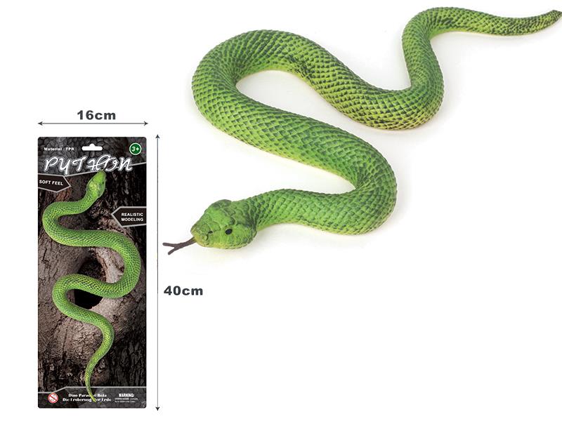 Green Bamboo Snake Model