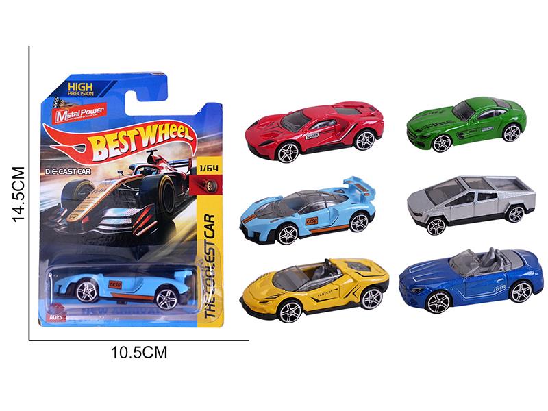 1:64 Slide Alloy Racing Cars