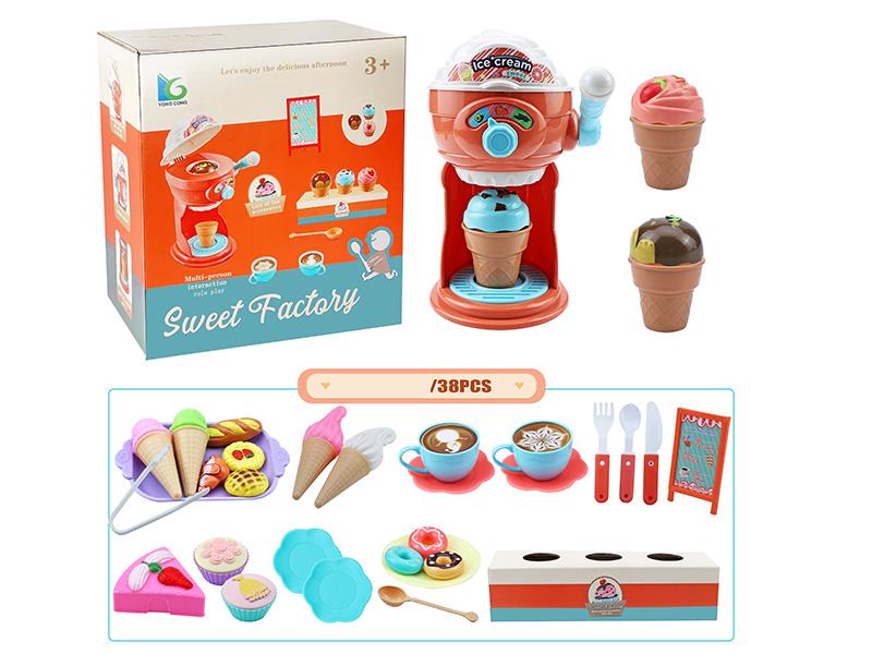 Ice Cream Machine Toy Set 38pcs