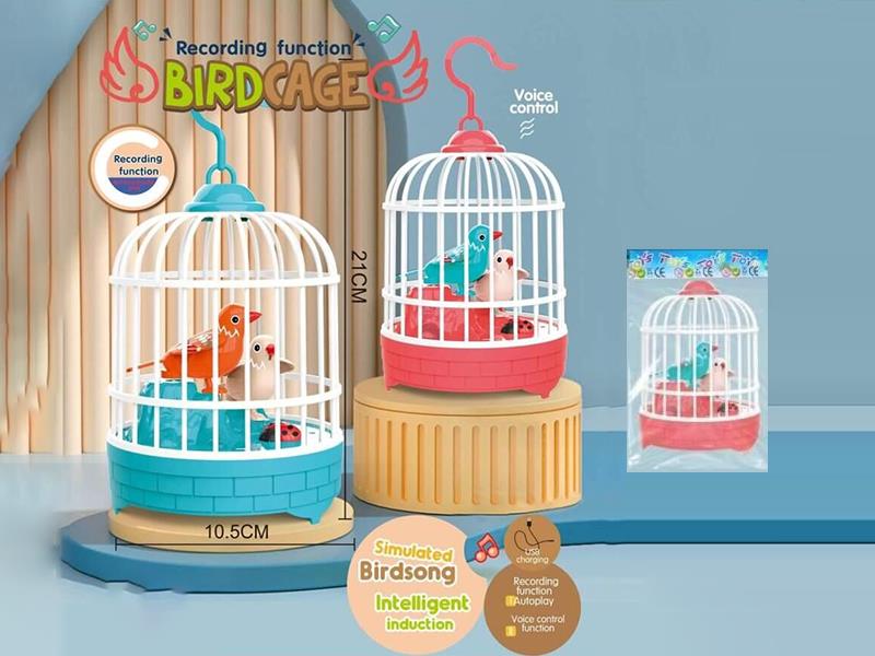 Voice Control Bird Cage With Recording Function