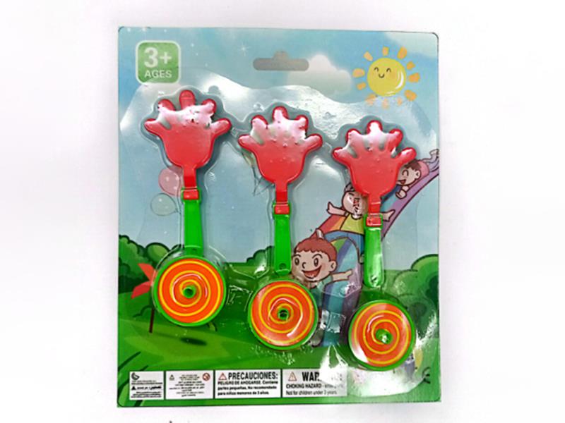 Hand Clapper + Spinning Tops Toys(6PCS)