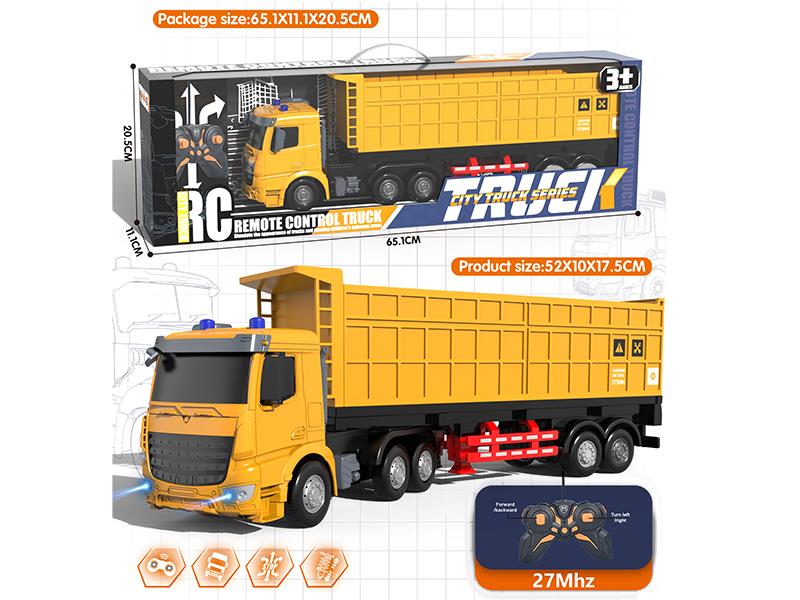 27Mhz Remote Control European Style Dump truck(Included batteries)