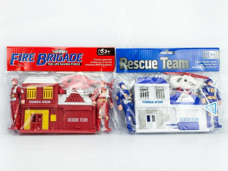 Fire Protection /Rescue Scene Toy