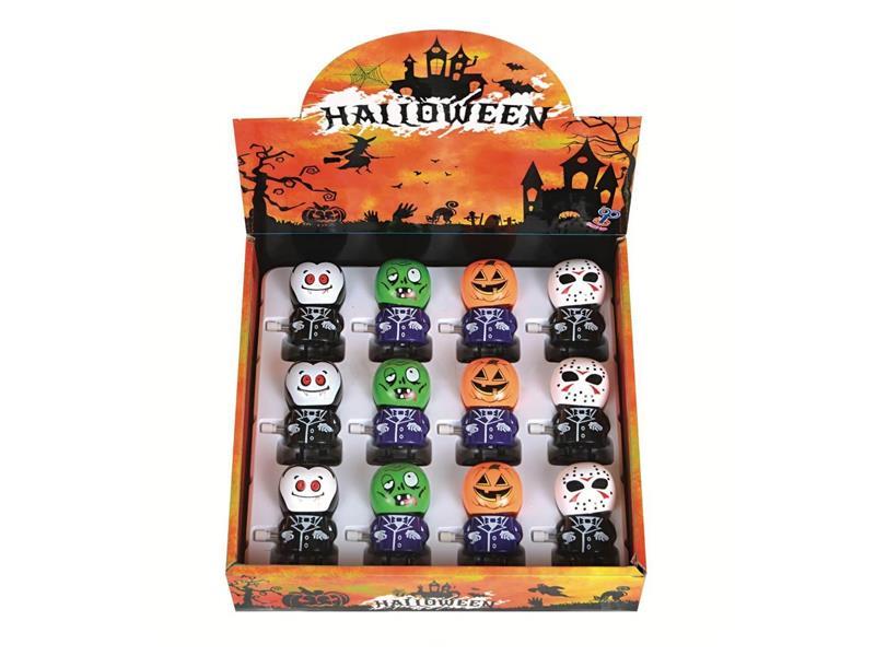 12PCS Windup Pumpkin Ghost Halloween Toy