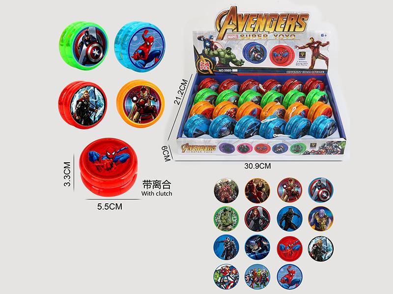 The Avengers Yo-Yo With Clutch 24pcs