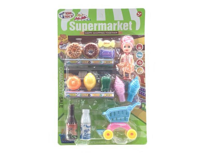 Supermarket Shelf Food Set