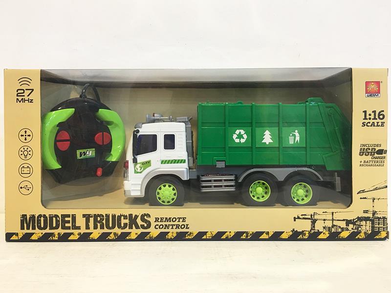 4CH Remote Control Sanitation Truck With Light