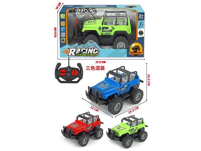 4-Channel Remote Control Off Road Jeep Truck With Front Shock Absorbent