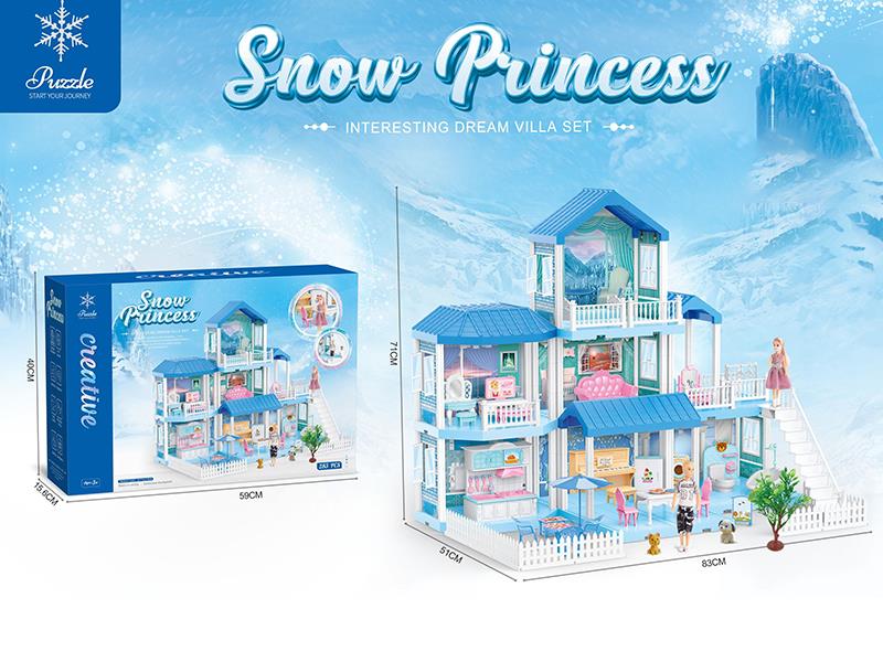 DIY Assembly Snow Princess Villa