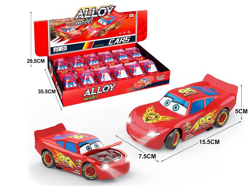 1:28 Alloy Car Model 12pcs