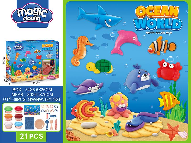 Ocean World Dough Set 21pcs