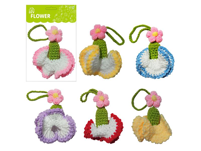 Handmade Knitted Flower Crochet Carnation