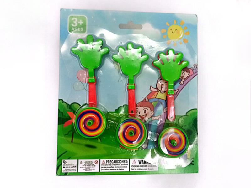 Hand Clapper + Spinning Tops Toys(6PCS)