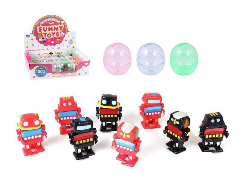 12PCS WIND UP ROBOT(4)