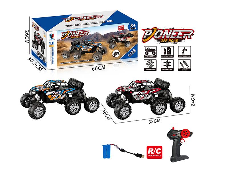 Remote Control Alloy Six Wheel Drive Climbing Car