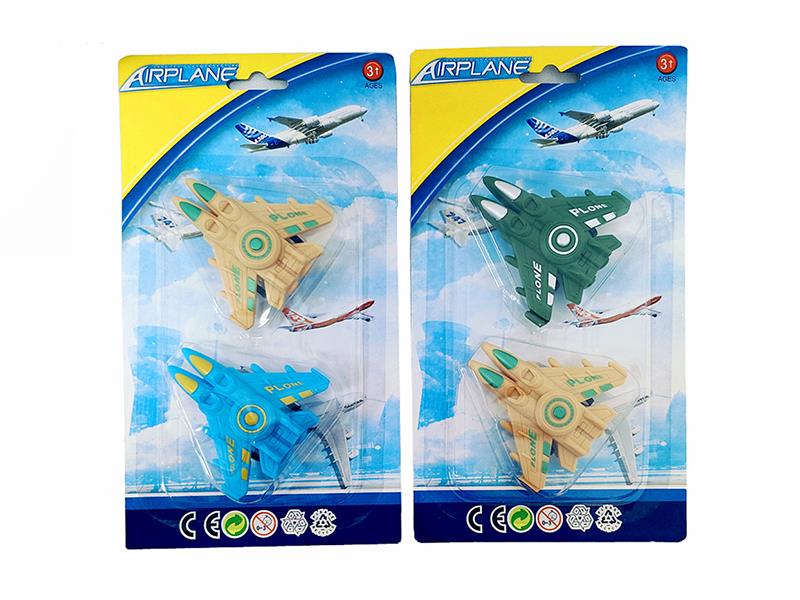 Pull Back Aircraft 2pcs