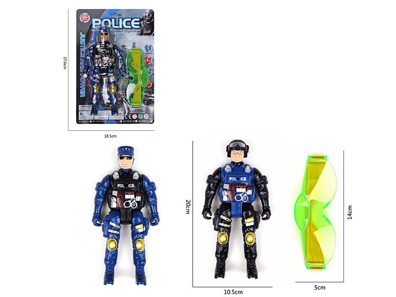 Policeman Toy With Glasses