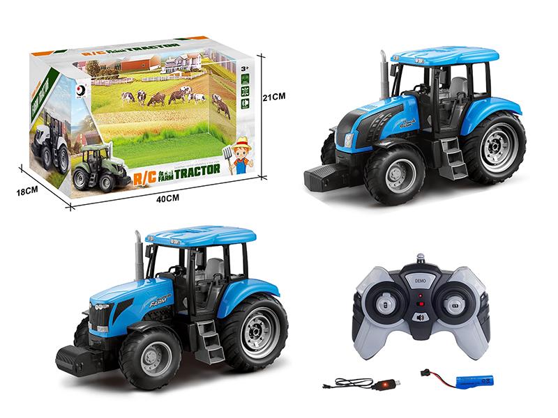 2.4G Remote Control Farm Tractor Toy(Demo + Sounds)Included Battery