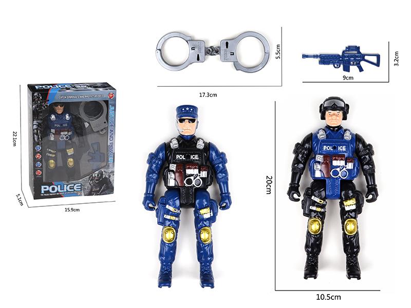 Policeman Toy With Handcuffs