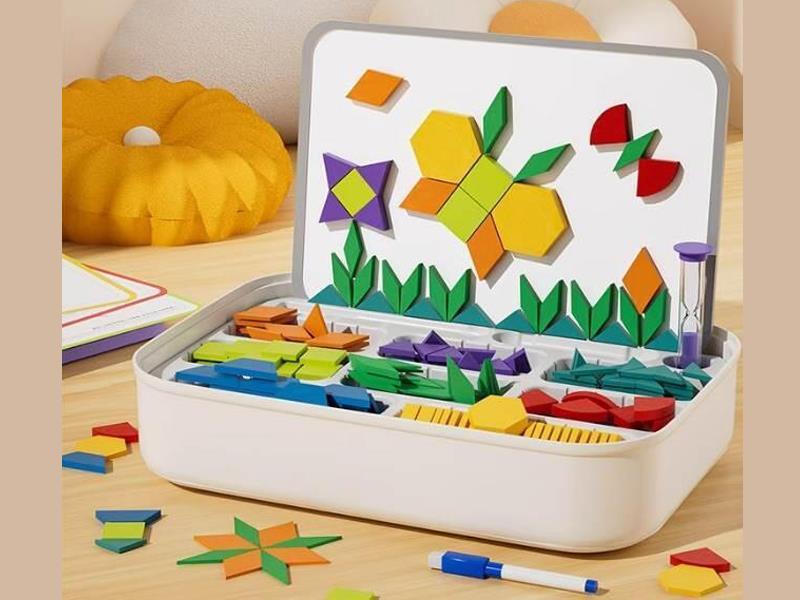 256PCS Wooden Magnetic Jigsaw Puzzle Toy