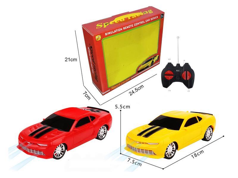 1:24 Four Wireless Transformers Bumblebee R/C Car With Light