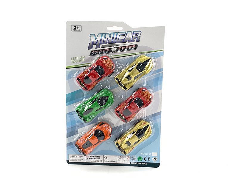 6PCS Slide Car