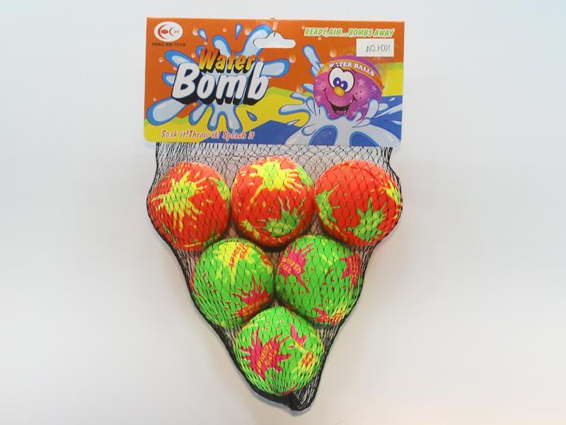 6pcs 5cm Water Bomb Splash Balls