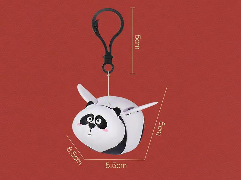 Panda Pull Line Keychain Pendant