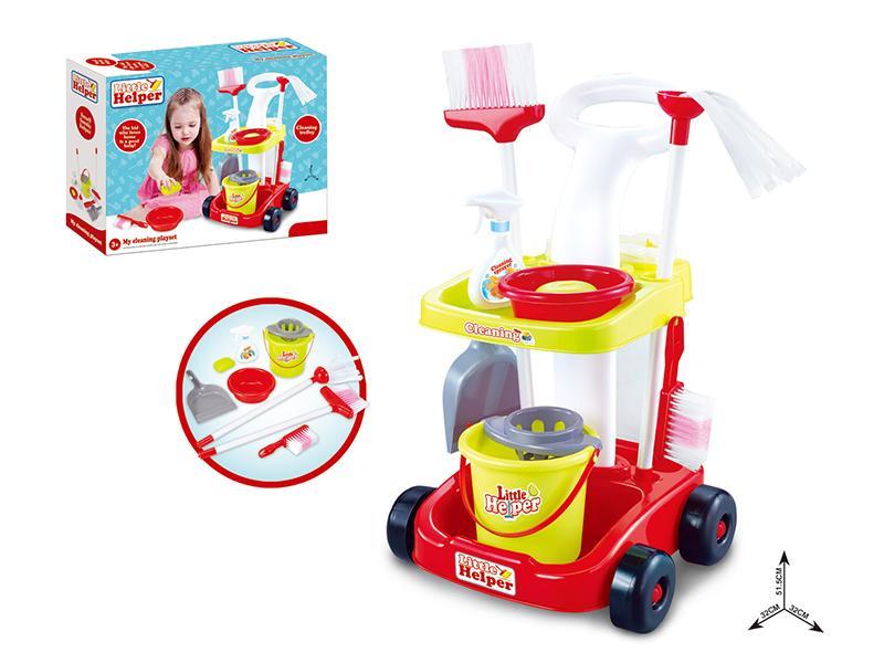 Toy cleaning set