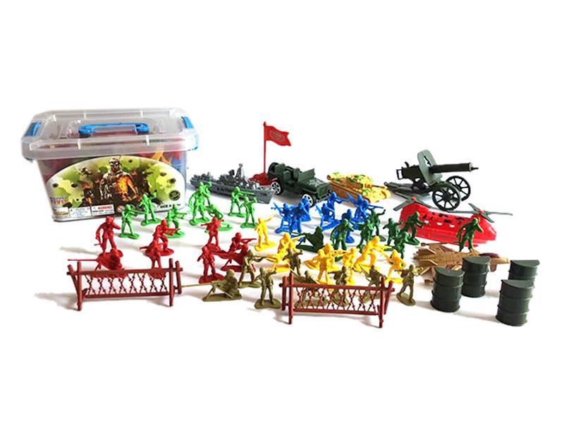 60PCS Military Toy Set