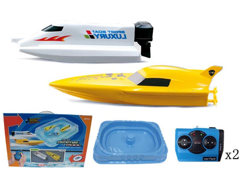 Remote Control Boat With Blister Card Pool