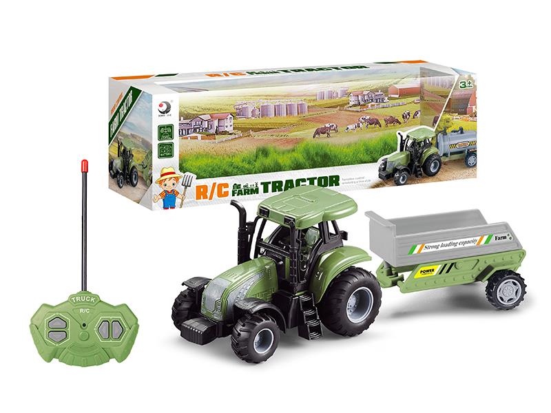 27Mhz Remote Control Farm Tractor Trailer