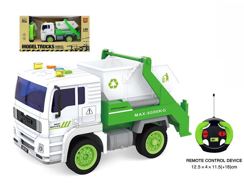 RC Sanitation Truck（4CH With Light)