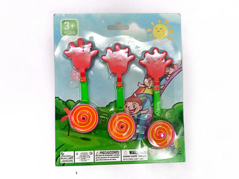 Hand Clapper + Spinning Tops Toys(6PCS)