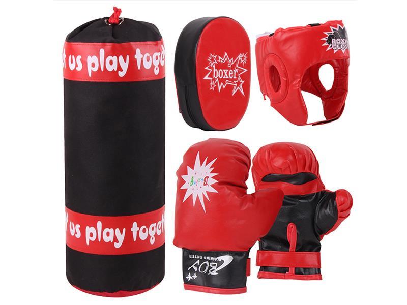 Boxing Gloves + Sandbag + Helmet + Hand Target