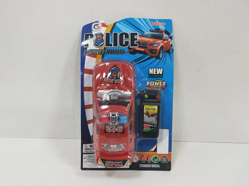 Wire Control Police Car With Lights