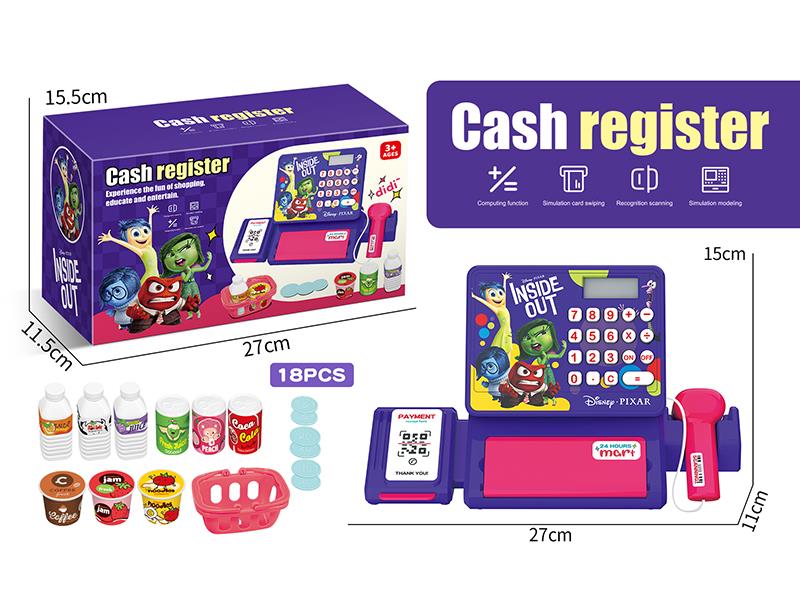 Cash Register Set(
Inside Out)18pcs