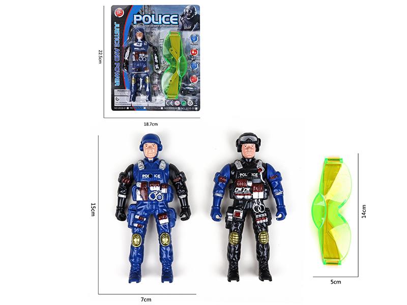 Policeman Toy With Glasses