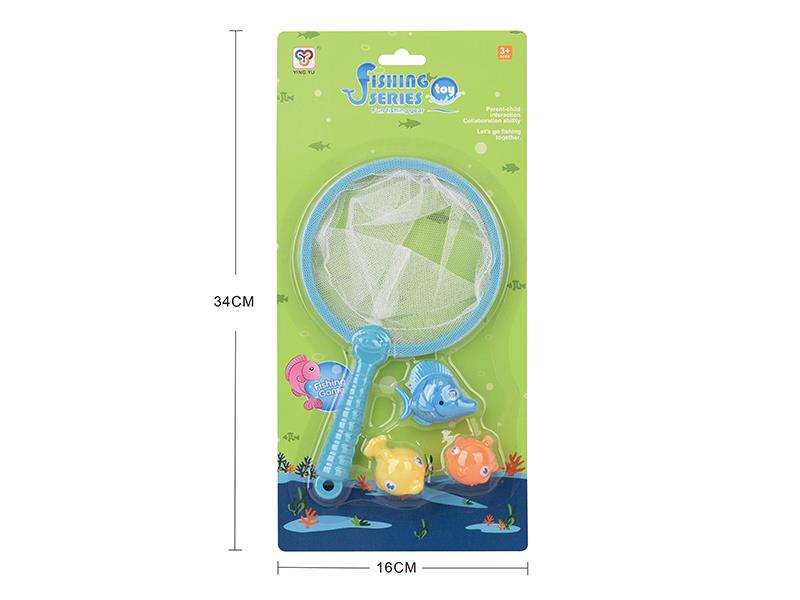 Fishing Toys(Spoon Net + Fishes)