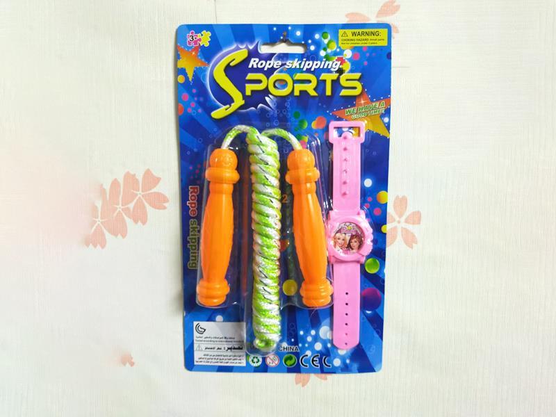 Football Head Rope Skipping With Watch