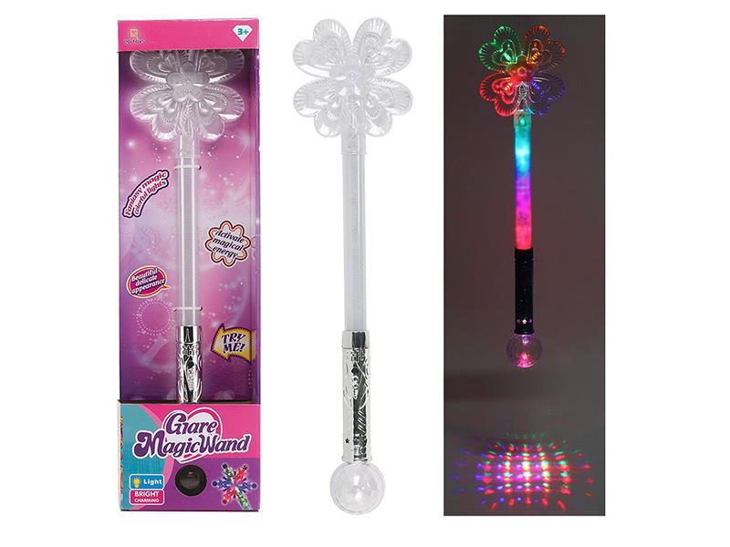 Four-Leaf Clover B/O Flash Magic Wand With Light